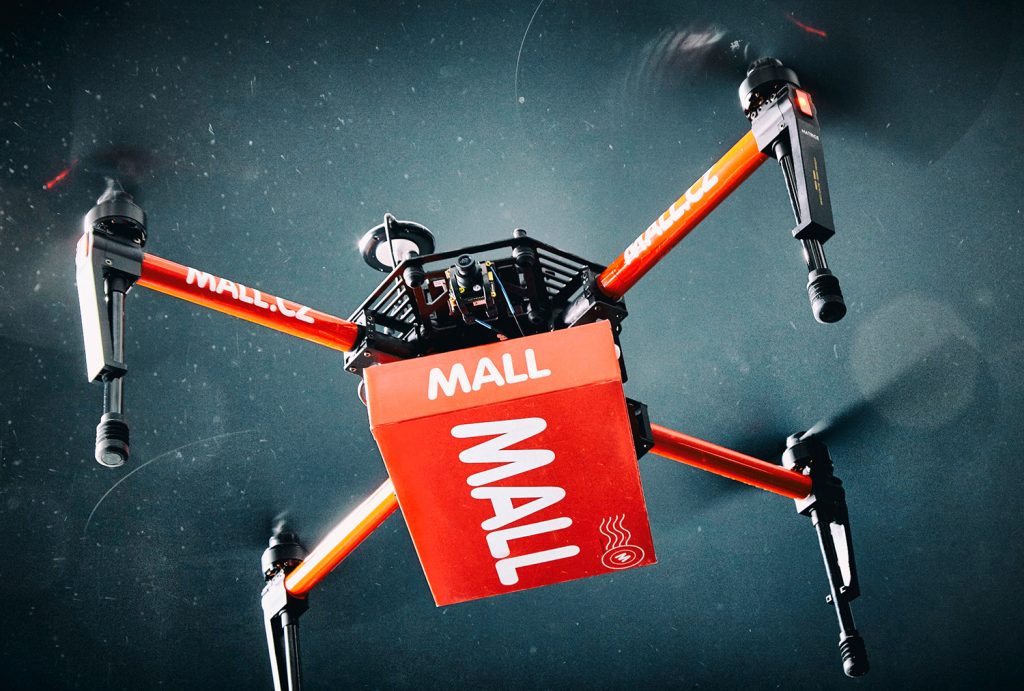 Mall.cz Successfully Tests Drone Delivery. Package Delivered in Three Minutes Mall.cz Successfully Tests Drone Delivery. Package Delivered in Three Minutes